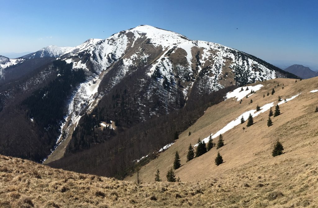 Stoh; pohled z Osnice,  Malá Fatra